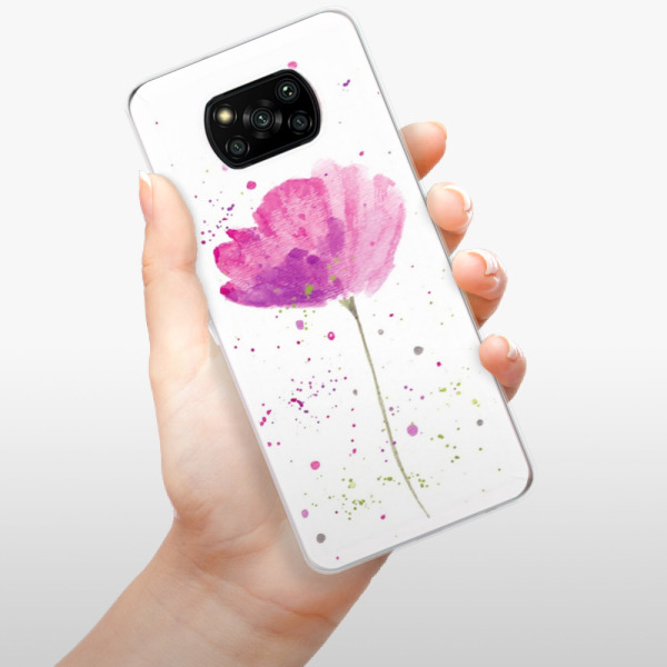 Silikonové pouzdro iSaprio - Xiaomi Poco X3 Pro / Xiaomi Poco X3 NFC - Poppies