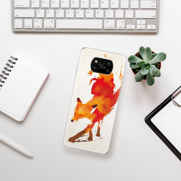 Silikonové pouzdro iSaprio - Xiaomi Poco X3 Pro / Xiaomi Poco X3 NFC - Fast Fox