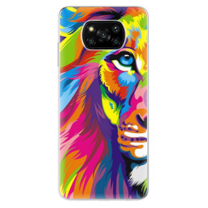 Silikonové pouzdro iSaprio - Xiaomi Poco X3 Pro / Xiaomi Poco X3 NFC - Rainbow Lion