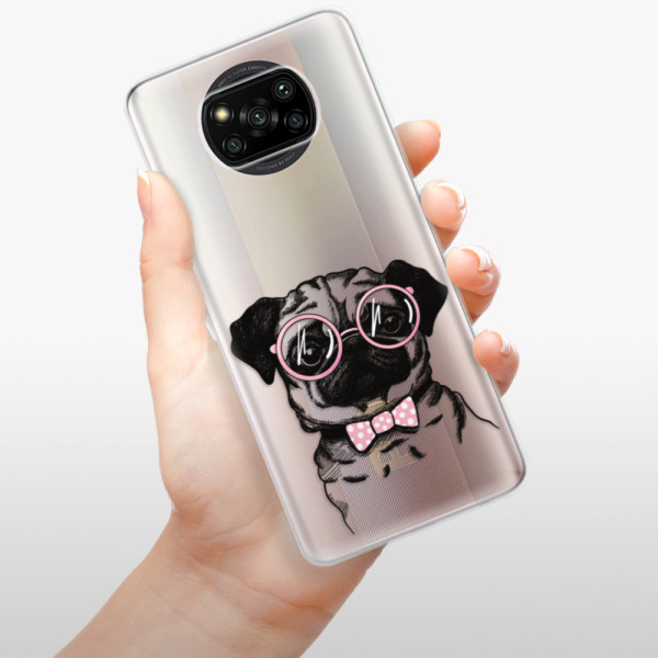 Silikonové pouzdro iSaprio - Xiaomi Poco X3 Pro / Xiaomi Poco X3 NFC - The Pug
