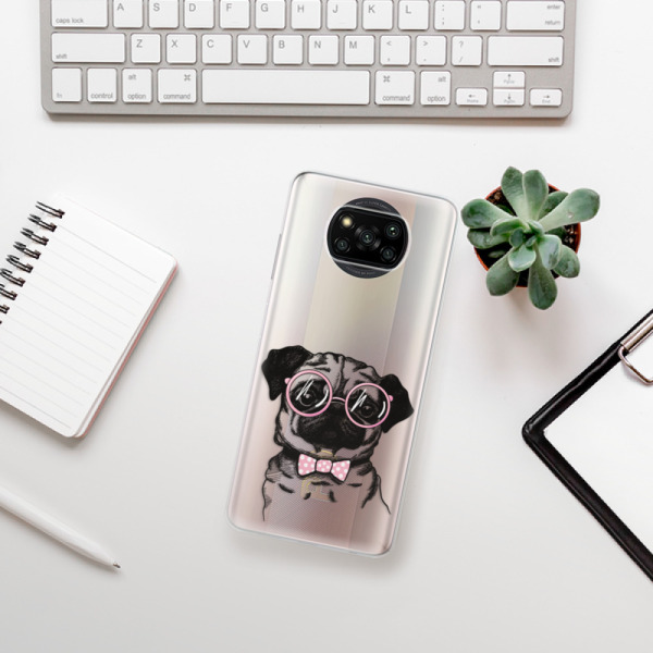Silikonové pouzdro iSaprio - Xiaomi Poco X3 Pro / Xiaomi Poco X3 NFC - The Pug