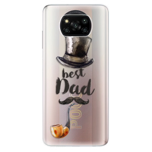 Silikonové odolné pouzdro iSaprio - Best Dad na mobil Xiaomi Poco X3 Pro / Xiaomi Poco X3 NFC