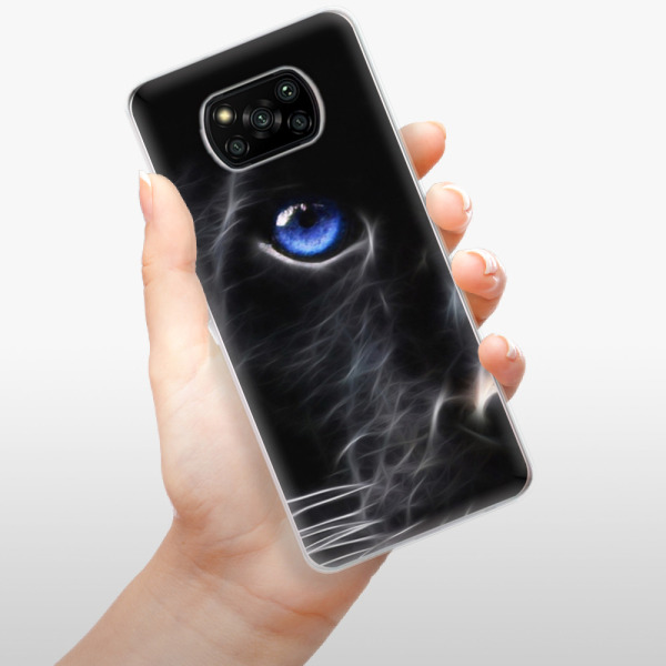 Silikonové pouzdro iSaprio - Xiaomi Poco X3 Pro / Xiaomi Poco X3 NFC - Black Puma