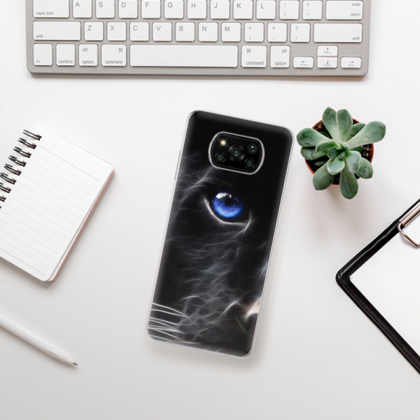 Silikonové pouzdro iSaprio - Xiaomi Poco X3 Pro / Xiaomi Poco X3 NFC - Black Puma