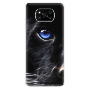 Silikonové odolné pouzdro iSaprio - Black Puma na mobil Xiaomi Poco X3 Pro / Xiaomi Poco X3 NFC