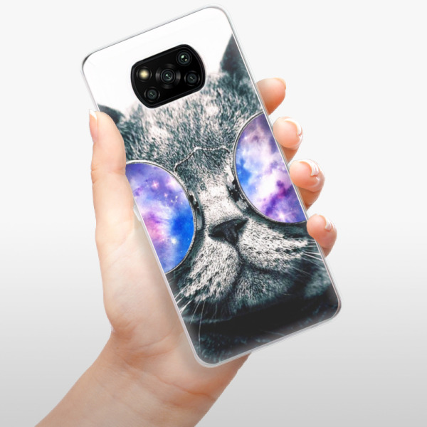 Silikonové pouzdro iSaprio - Xiaomi Poco X3 Pro / Xiaomi Poco X3 NFC - Galaxy Cat