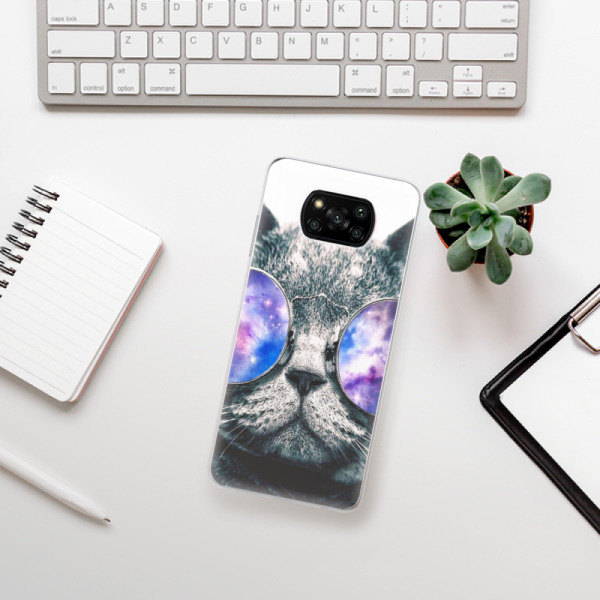 Silikonové pouzdro iSaprio - Xiaomi Poco X3 Pro / Xiaomi Poco X3 NFC - Galaxy Cat