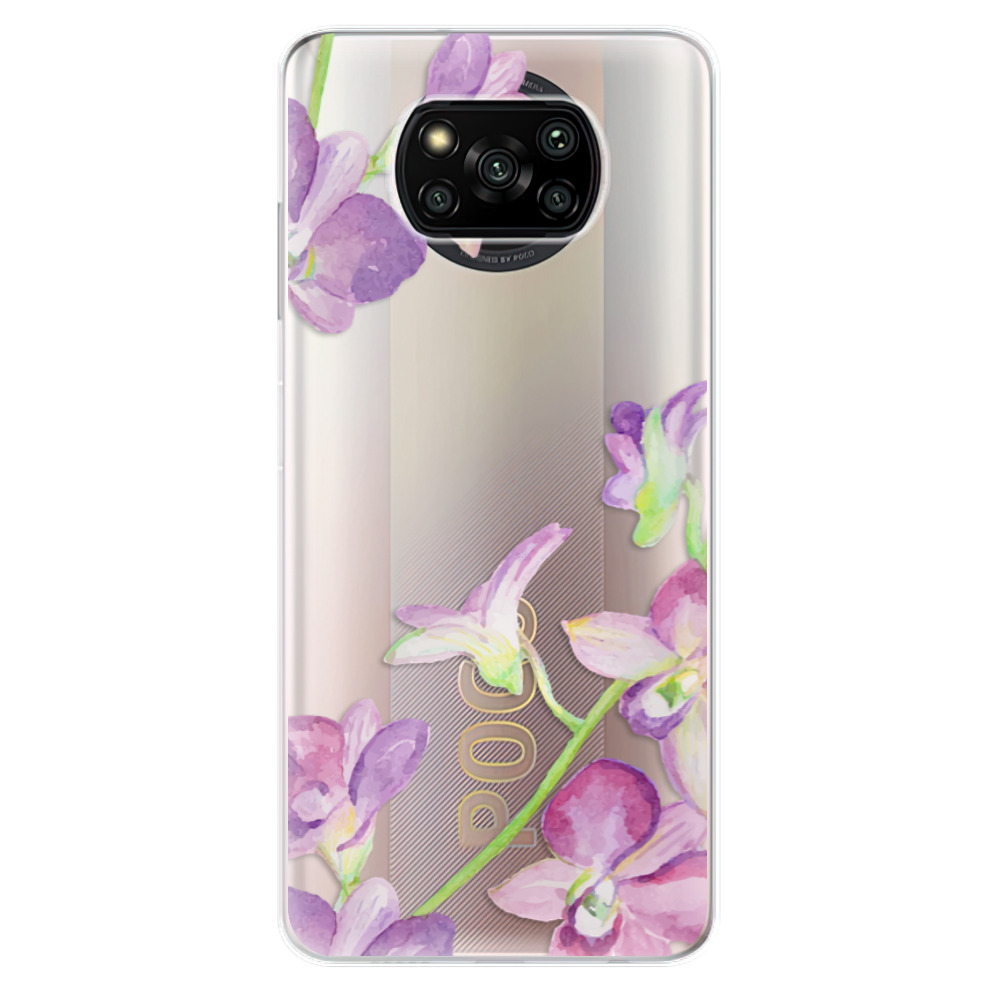 Silikonové odolné pouzdro iSaprio - Purple Orchid na mobil Xiaomi Poco X3 Pro / Xiaomi Poco X3 NFC (Silikonový odolný kryt, obal, pouzdro iSaprio - Purple Orchid na mobilní telefon Xiaomi Poco X3 Pro / Xiaomi Poco X3 NFC)