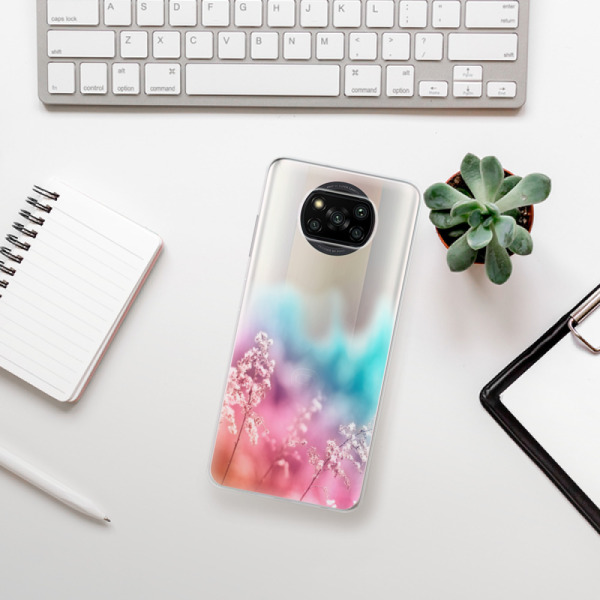 Silikonové pouzdro iSaprio - Xiaomi Poco X3 Pro / Xiaomi Poco X3 NFC - Rainbow Grass