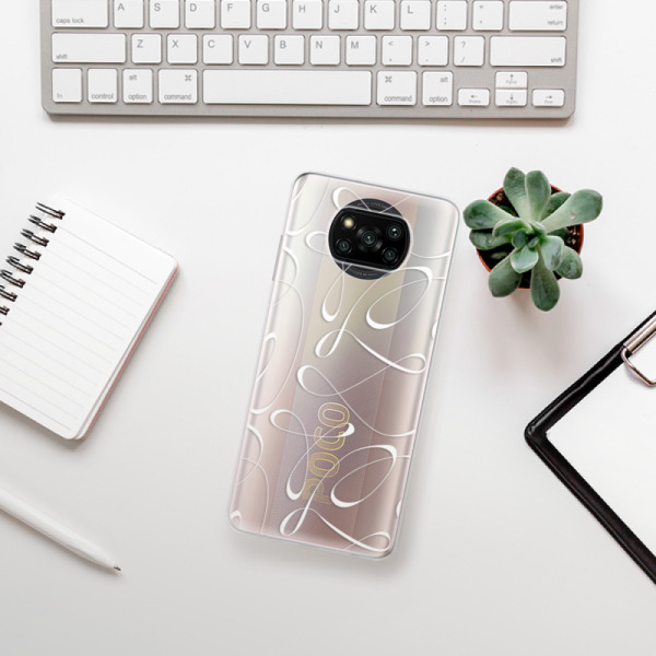 Silikonové pouzdro iSaprio - Xiaomi Poco X3 Pro / Xiaomi Poco X3 NFC - Fancy white