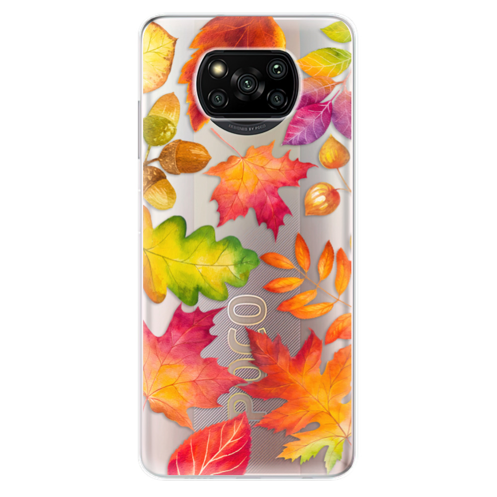 Odolné silikonové pouzdro iSaprio - Autumn Leaves 01 - Xiaomi Poco X3 Pro / X3 NFC