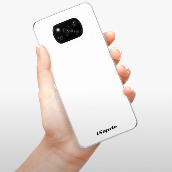 Silikonové pouzdro iSaprio - Xiaomi Poco X3 Pro / Xiaomi Poco X3 NFC - 4Pure bílé