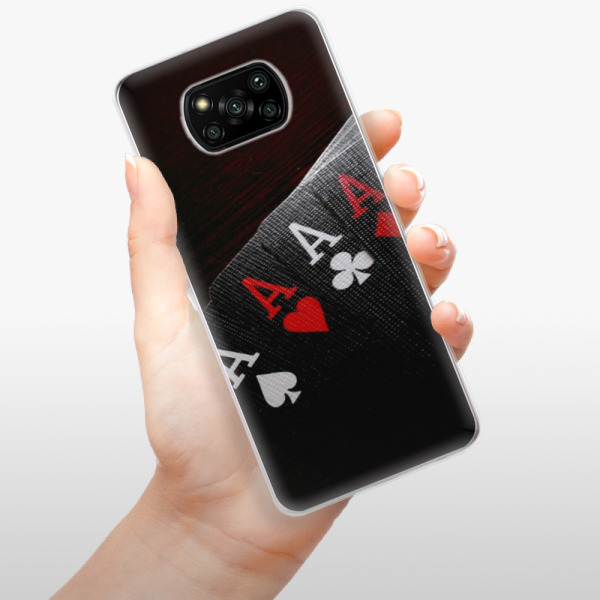 Silikonové pouzdro iSaprio - Xiaomi Poco X3 Pro / Xiaomi Poco X3 NFC - Poker