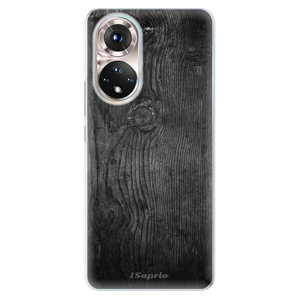 Odolné silikonové pouzdro iSaprio - Black Wood 13 - Honor 50