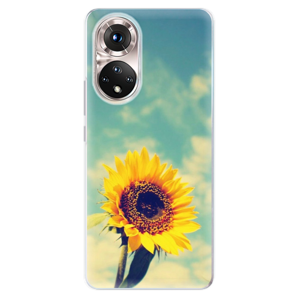 Silikonové odolné pouzdro iSaprio - Sunflower 01 na mobil Honor 50 (Silikonový odolný kryt, obal, pouzdro iSaprio - Sunflower 01 na mobilní telefon Honor 50)