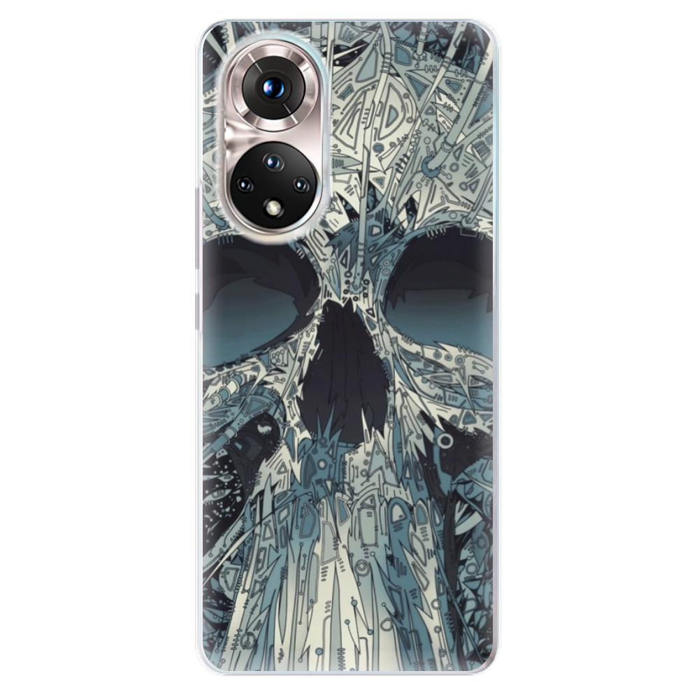 Silikonové odolné pouzdro iSaprio - Abstract Skull na mobil Honor 50 (Silikonový odolný kryt, obal, pouzdro iSaprio - Abstract Skull na mobilní telefon Honor 50)
