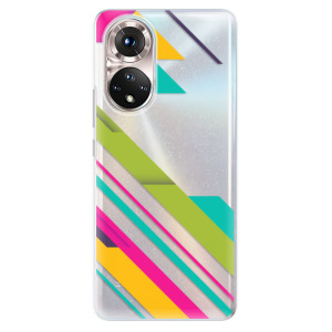 Silikonové odolné pouzdro iSaprio - Color Stripes 03 na mobil Honor 50