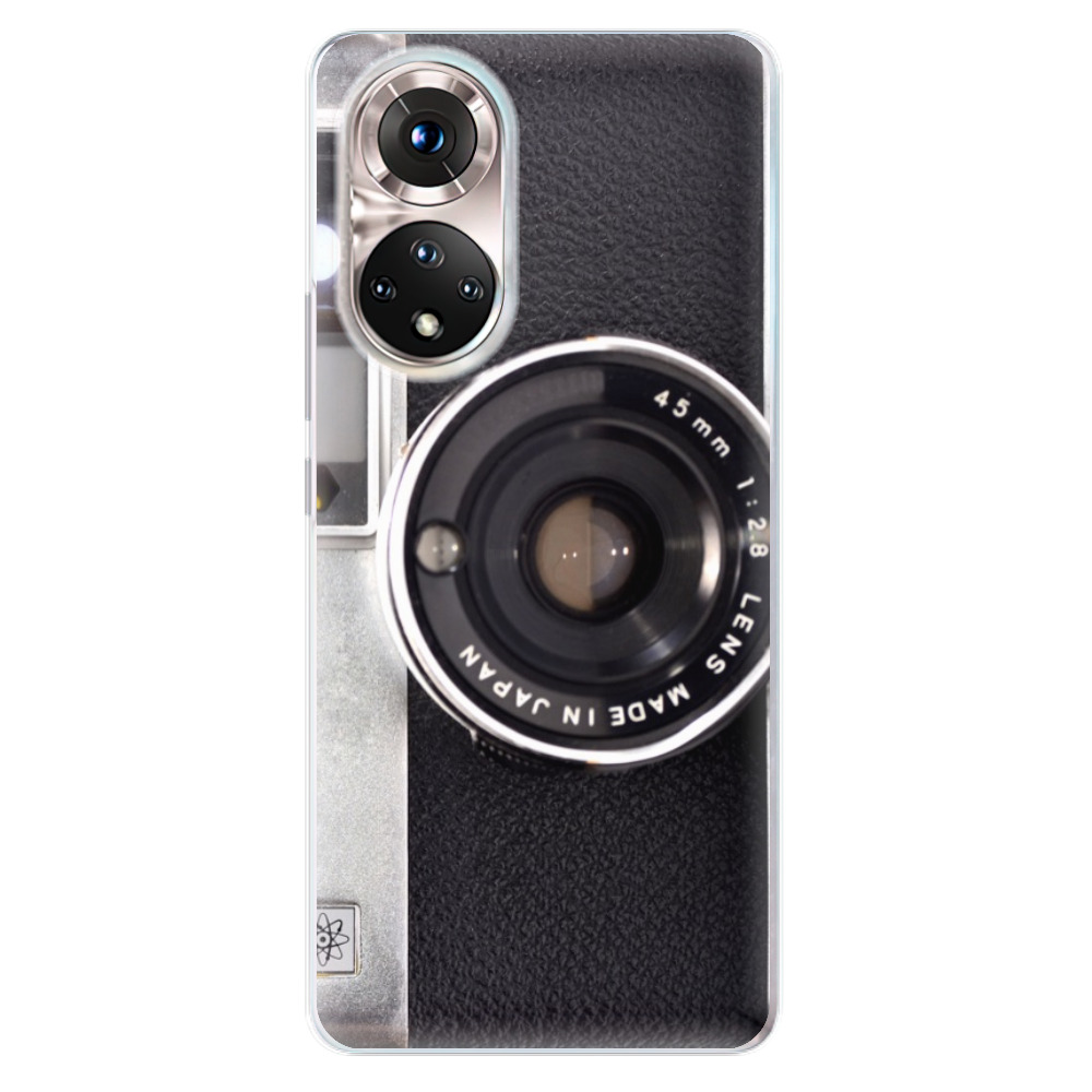 Silikonové odolné pouzdro iSaprio - Vintage Camera 01 na mobil Honor 50 (Silikonový odolný kryt, obal, pouzdro iSaprio - Vintage Camera 01 na mobilní telefon Honor 50)