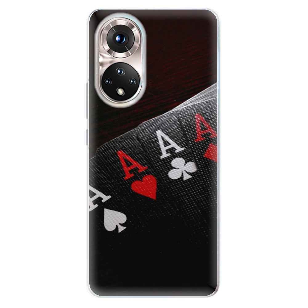 Silikonové odolné pouzdro iSaprio - Poker na mobil Honor 50 (Silikonový odolný kryt, obal, pouzdro iSaprio - Poker na mobilní telefon Honor 50)