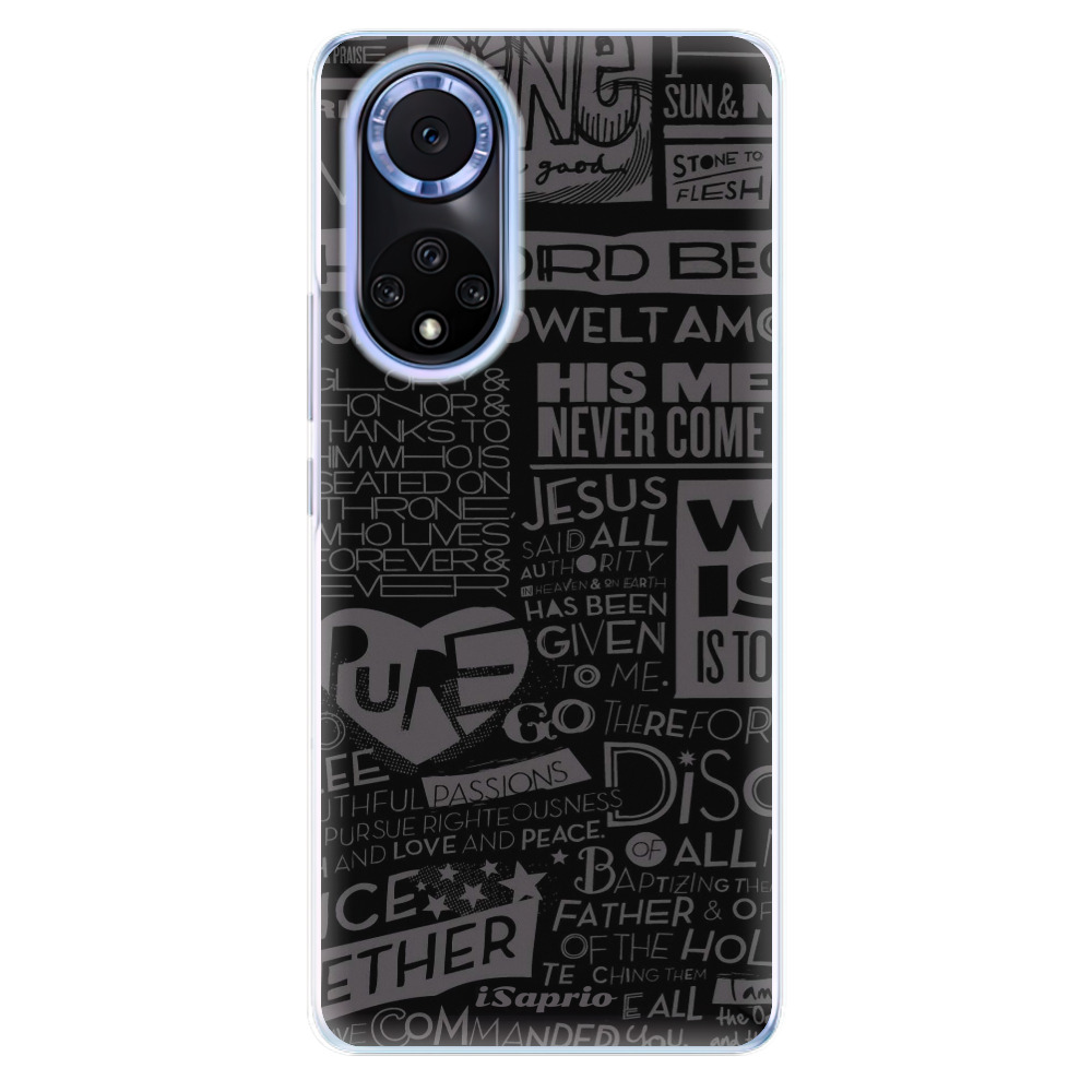Odolné silikonové pouzdro iSaprio - Text 01 - Huawei Nova 9
