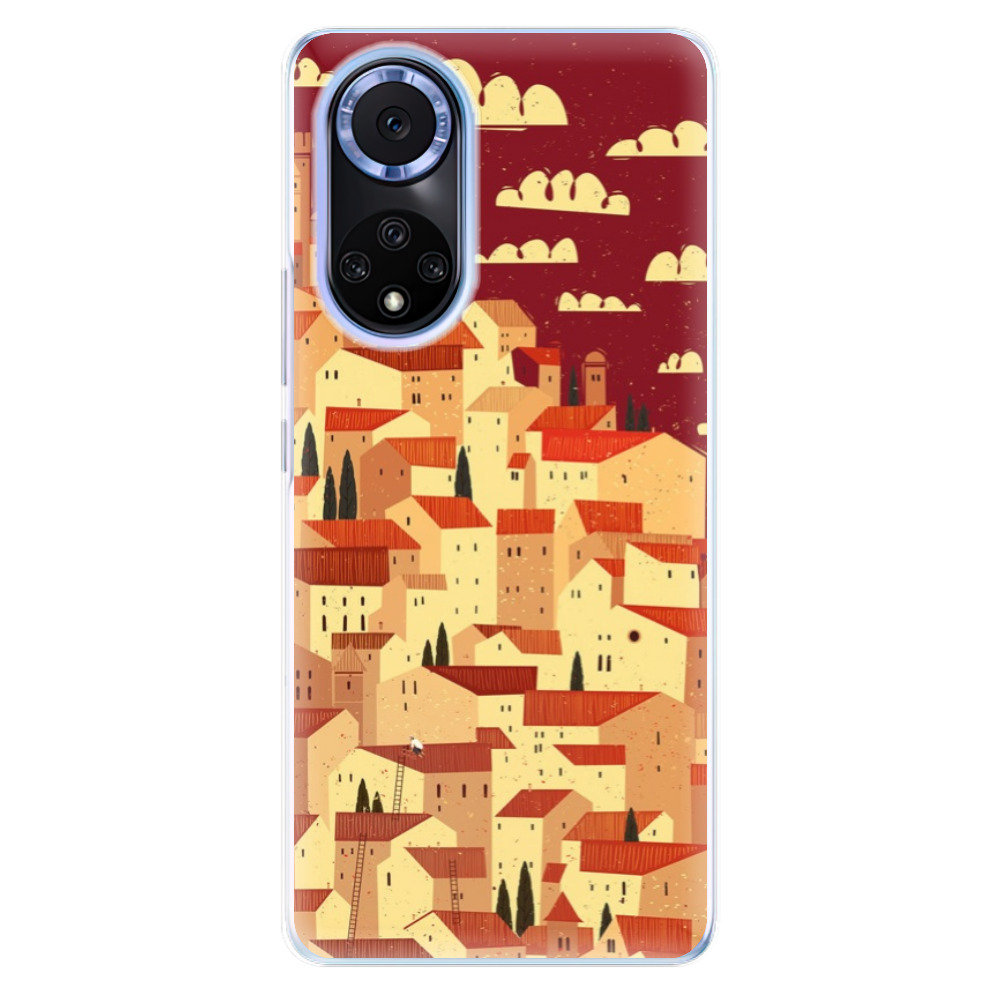 Odolné silikonové pouzdro iSaprio - Mountain City - Huawei Nova 9