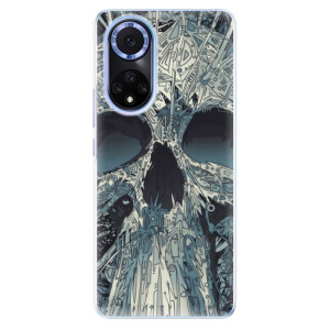 Silikonové odolné pouzdro iSaprio - Abstract Skull na mobil Huawei Nova 9