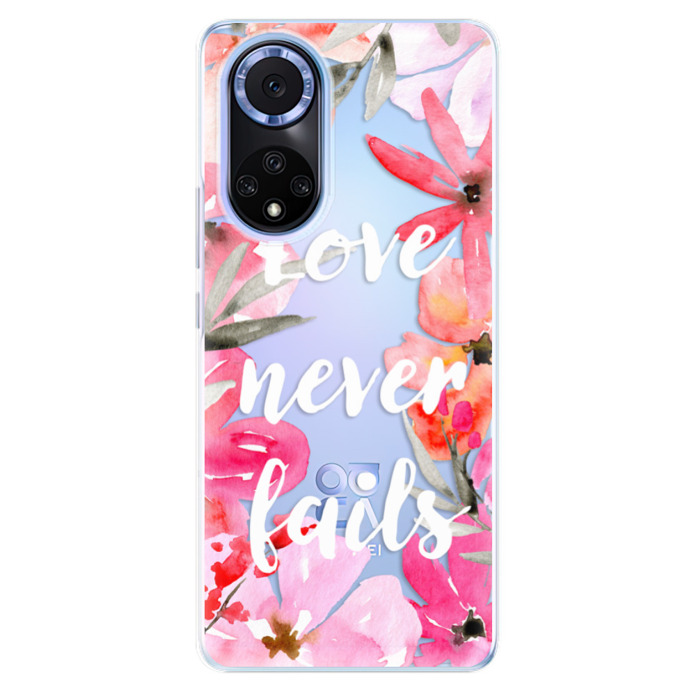 Odolné silikonové pouzdro iSaprio - Love Never Fails - Huawei Nova 9