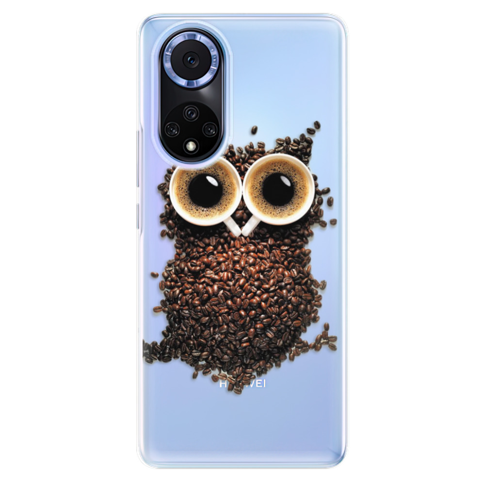 Odolné silikonové pouzdro iSaprio - Owl And Coffee - Huawei Nova 9