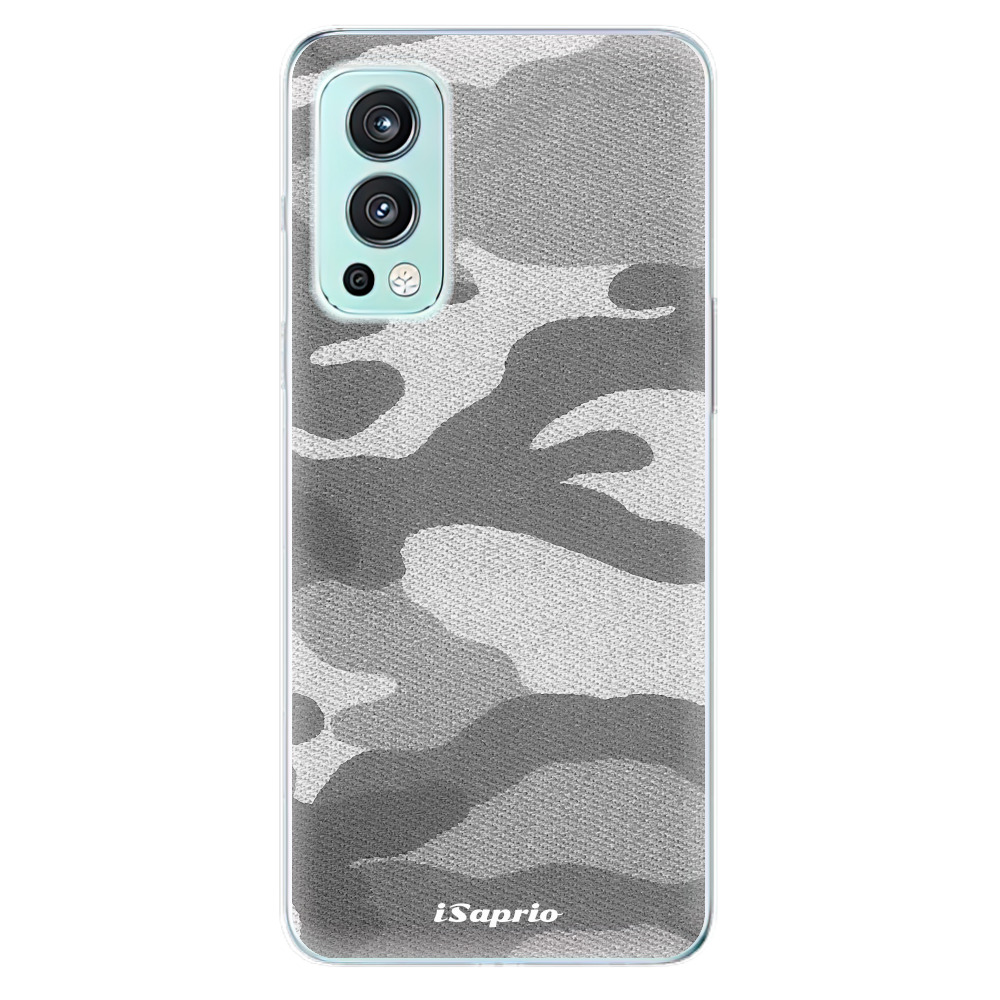 Odolné silikonové pouzdro iSaprio - Gray Camuflage 02 - OnePlus Nord 2 5G