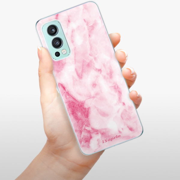 Silikonové pouzdro iSaprio - OnePlus Nord 2 5G - RoseMarble 16