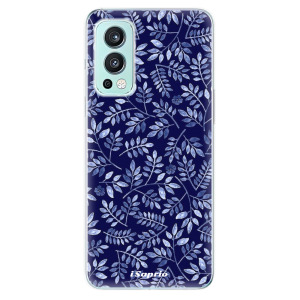 Silikonové odolné pouzdro iSaprio - Blue Leaves 05 na mobil OnePlus Nord 2 5G