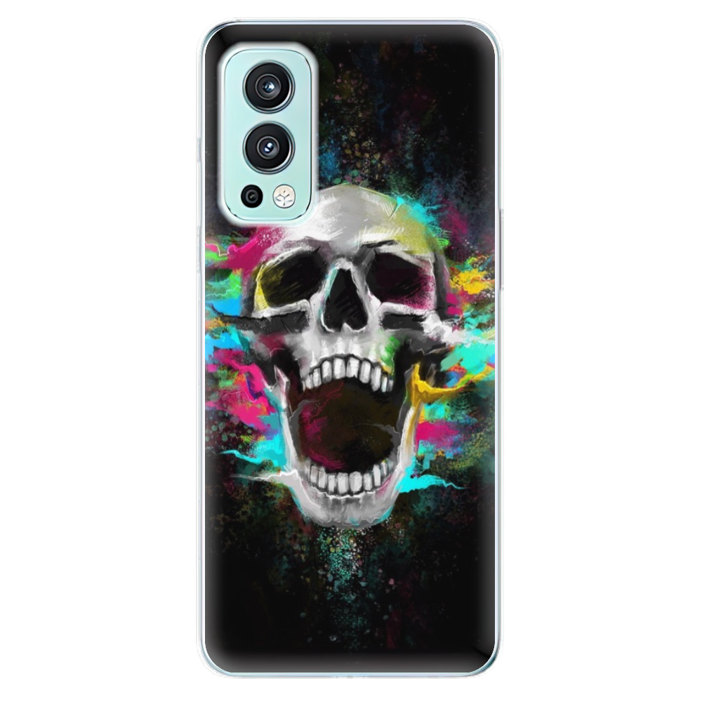Odolné silikonové pouzdro iSaprio - Skull in Colors - OnePlus Nord 2 5G