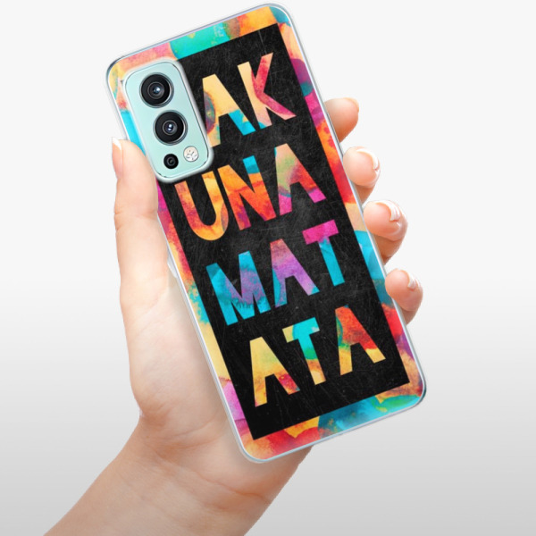 Silikonové pouzdro iSaprio - OnePlus Nord 2 5G - Hakuna Matata 01