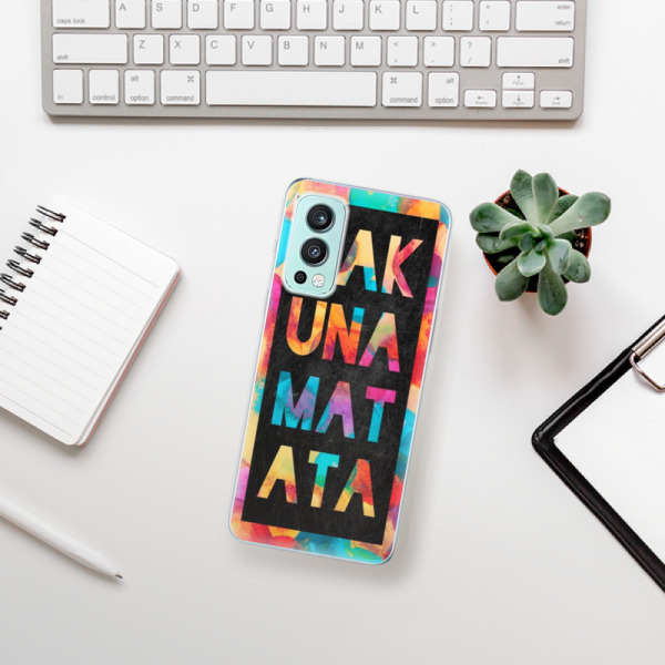 Silikonové pouzdro iSaprio - OnePlus Nord 2 5G - Hakuna Matata 01