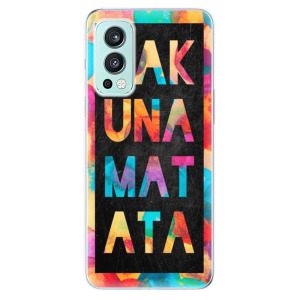 Silikonové pouzdro iSaprio - OnePlus Nord 2 5G - Hakuna Matata 01