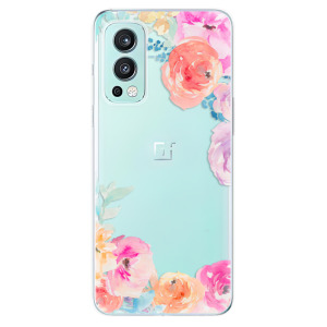 Silikonové odolné pouzdro iSaprio - Flower Brush na mobil OnePlus Nord 2 5G