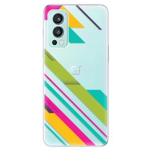 Silikonové odolné pouzdro iSaprio - Color Stripes 03 na mobil OnePlus Nord 2 5G