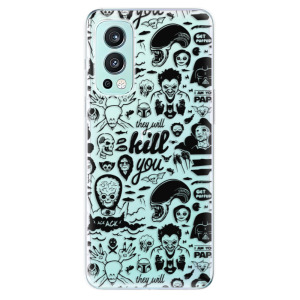Silikonové odolné pouzdro iSaprio - Comics 01 - black na mobil OnePlus Nord 2 5G