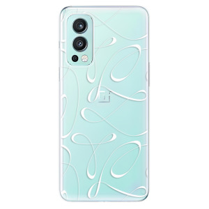 Silikonové odolné pouzdro iSaprio - Fancy - white na mobil OnePlus Nord 2 5G