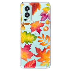 Silikonové odolné pouzdro iSaprio - Autumn Leaves 01 na mobil OnePlus Nord 2 5G
