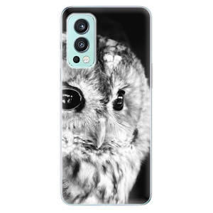 Silikonové odolné pouzdro iSaprio - BW Owl na mobil OnePlus Nord 2 5G