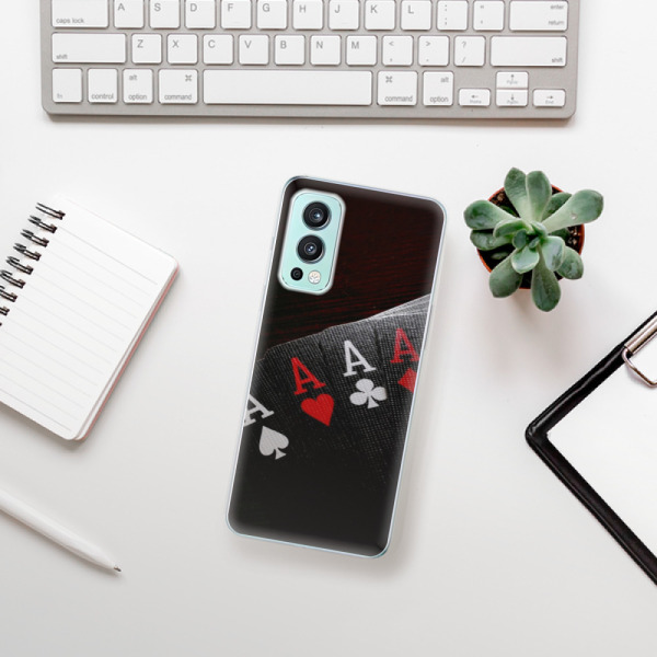 Silikonové pouzdro iSaprio - OnePlus Nord 2 5G - Poker