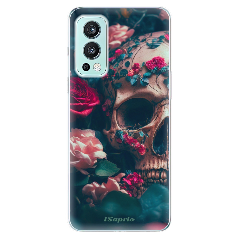 Odolné silikonové pouzdro iSaprio - Skull in Roses - OnePlus Nord 2 5G