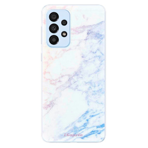 Silikonové pouzdro iSaprio - Samsung Galaxy A33 5G - Raibow Marble 10