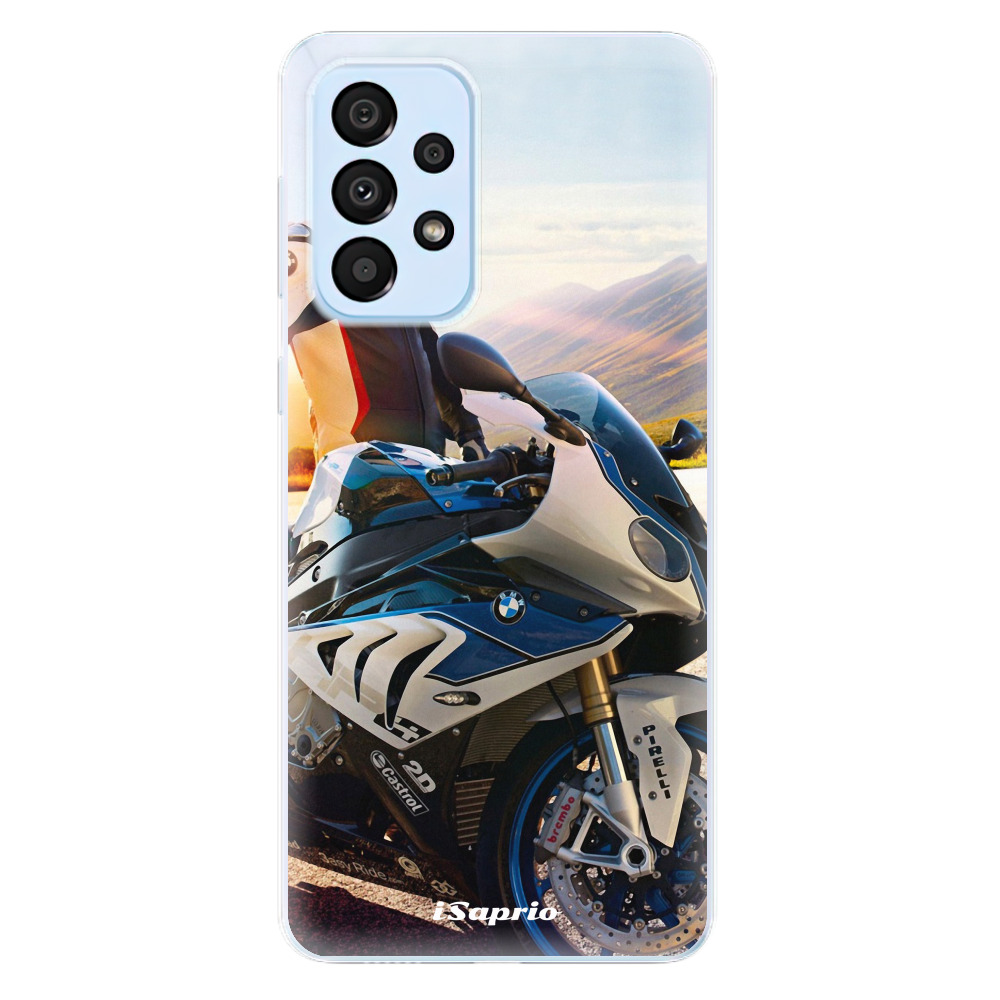 Odolné silikonové pouzdro iSaprio - Motorcycle 10 - Samsung Galaxy A33 5G