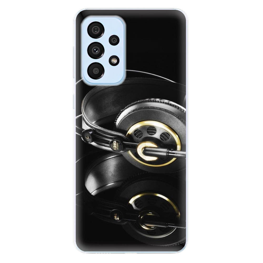 Odolné silikonové pouzdro iSaprio - Headphones 02 - Samsung Galaxy A33 5G