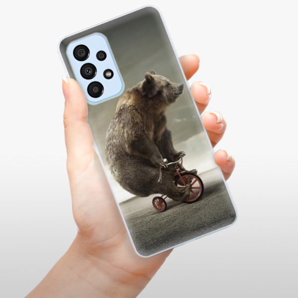 Silikonové pouzdro iSaprio - Samsung Galaxy A33 5G - Bear 01