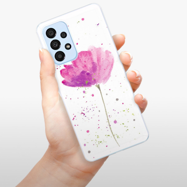Silikonové pouzdro iSaprio - Samsung Galaxy A33 5G - Poppies