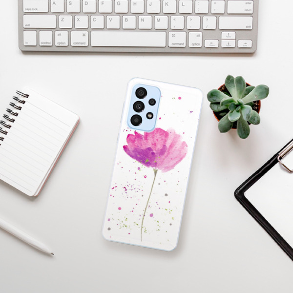 Silikonové pouzdro iSaprio - Samsung Galaxy A33 5G - Poppies