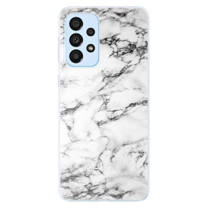 Silikonové pouzdro iSaprio - Samsung Galaxy A33 5G - White Marble 01